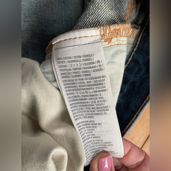 Abercrombie & Fitch 1892 Jeans Men’s 31x30 Relaxed Fit Button Fly Blue Denim - Picture 7 of 7